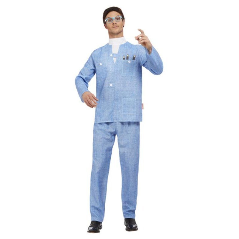 Thunderbirds Brains Costume, Blue - Jokers Costume Mega Store