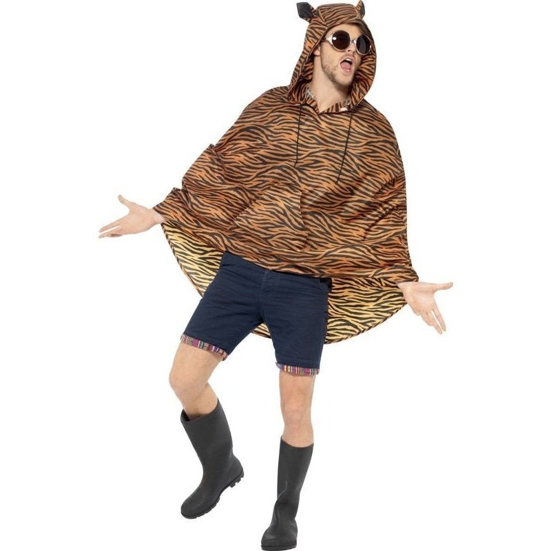 Tiger Party Poncho - Jokers Costume Mega Store