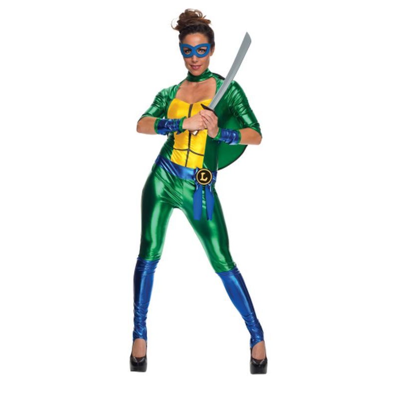 Tmnt Leonardo Jumpsuit Size S - Jokers Costume Mega Store