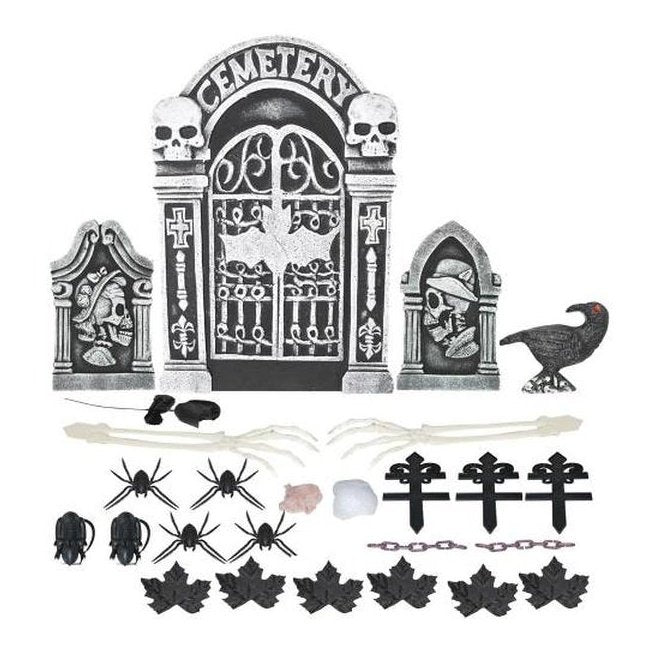 Tombstone Set 26 Pcs - Jokers Costume Mega Store