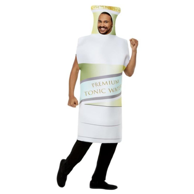 Tonic Bottle Costume, White - Jokers Costume Mega Store