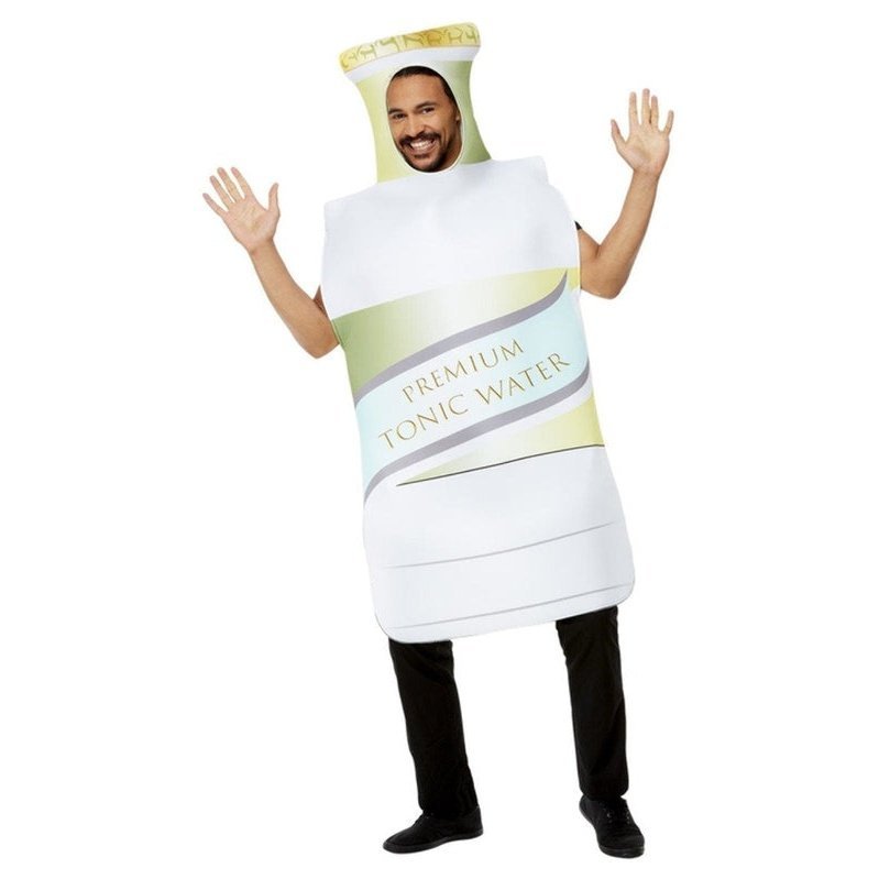 Tonic Bottle Costume, White - Jokers Costume Mega Store