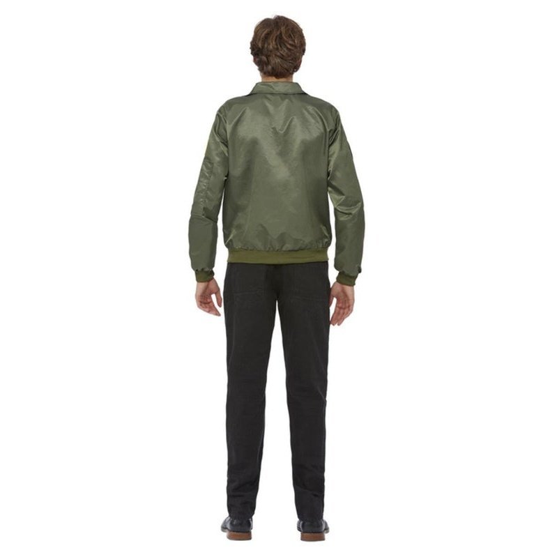 Top Gun Maverick Bomber Jacket, Green - Jokers Costume Mega Store