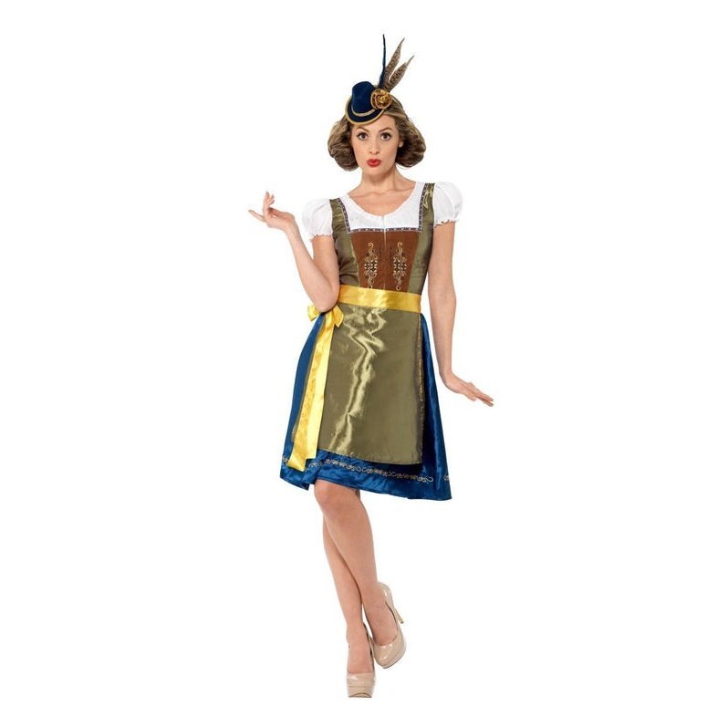 Traditional Deluxe Heidi Bavarian Costume - Jokers Costume Mega Store