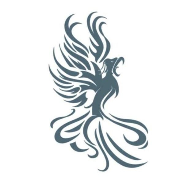 Phoenix – Tribal Temporary Tattoo-Make up and Special FX-Jokers Costume Mega Store