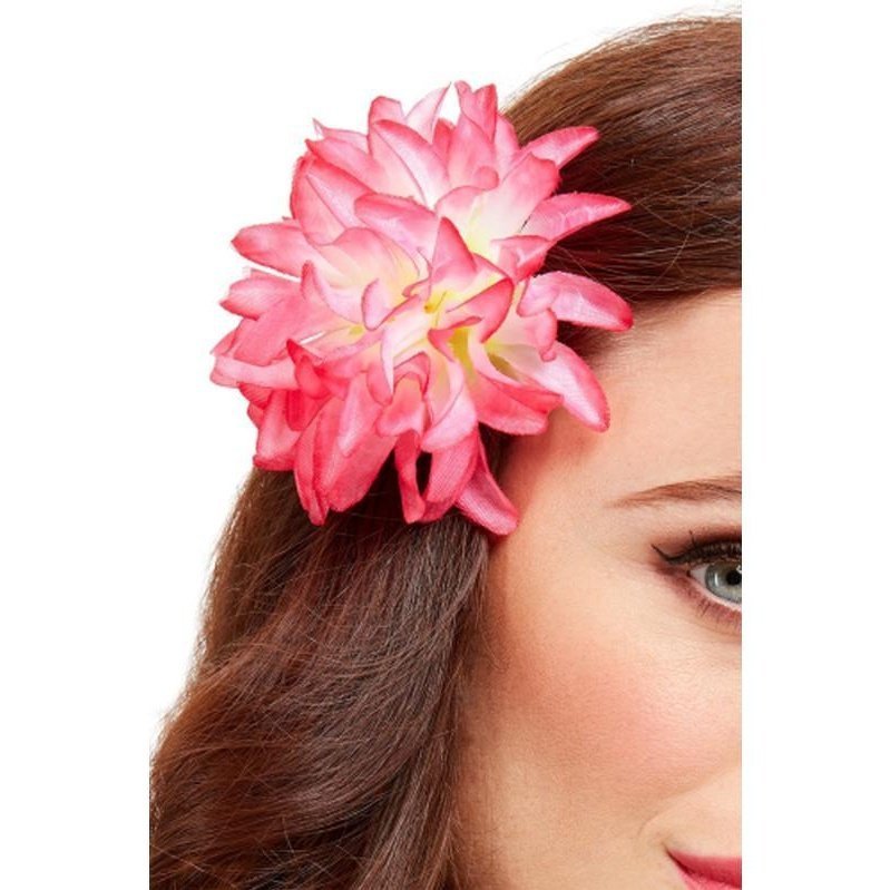 Tropical Hawaiian Flower Hair Clip - Jokers Costume Mega Store
