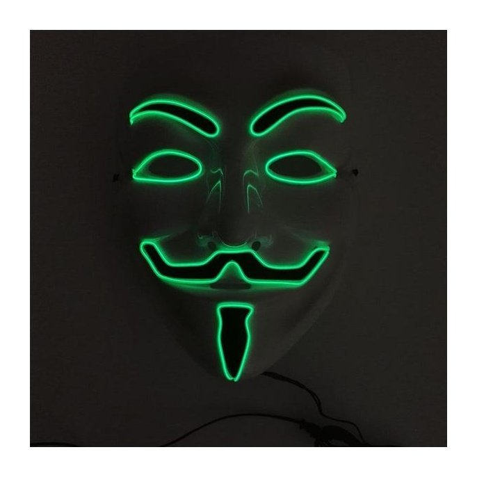 Vendetta El Mask Green - Jokers Costume Mega Store