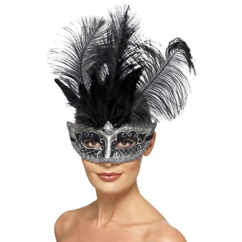 Venetian Colombina Eyemask - Jokers Costume Mega Store