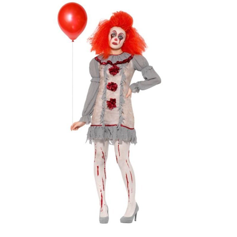 Vintage Clown Lady Costume - Jokers Costume Mega Store