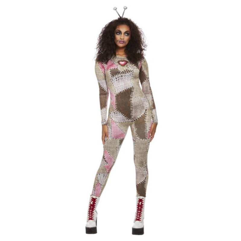 Voodoo Doll Costume, Brown - Jokers Costume Mega Store