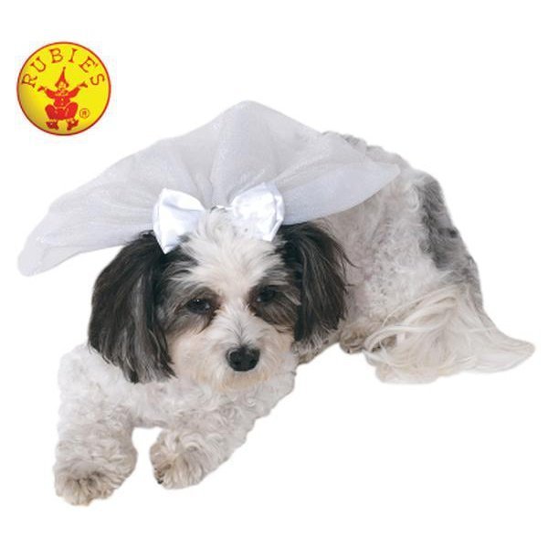Wedding Veil Pet Size S M - Jokers Costume Mega Store