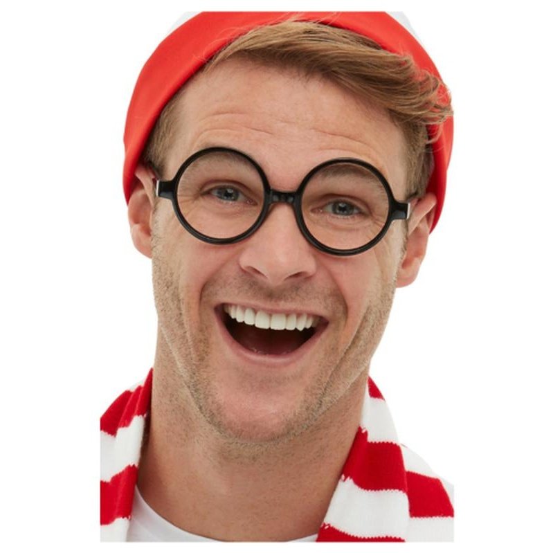 Where's Wally Glasses, Black - Jokers Costume Mega Store