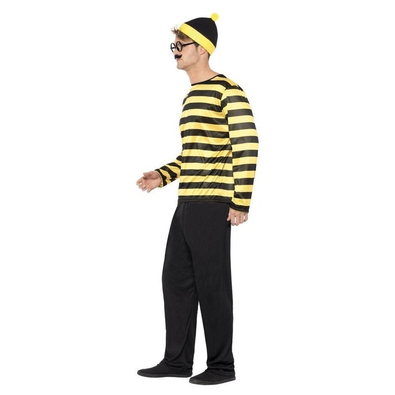 Where's Wally Odlaw Costume, Mens - Jokers Costume Mega Store