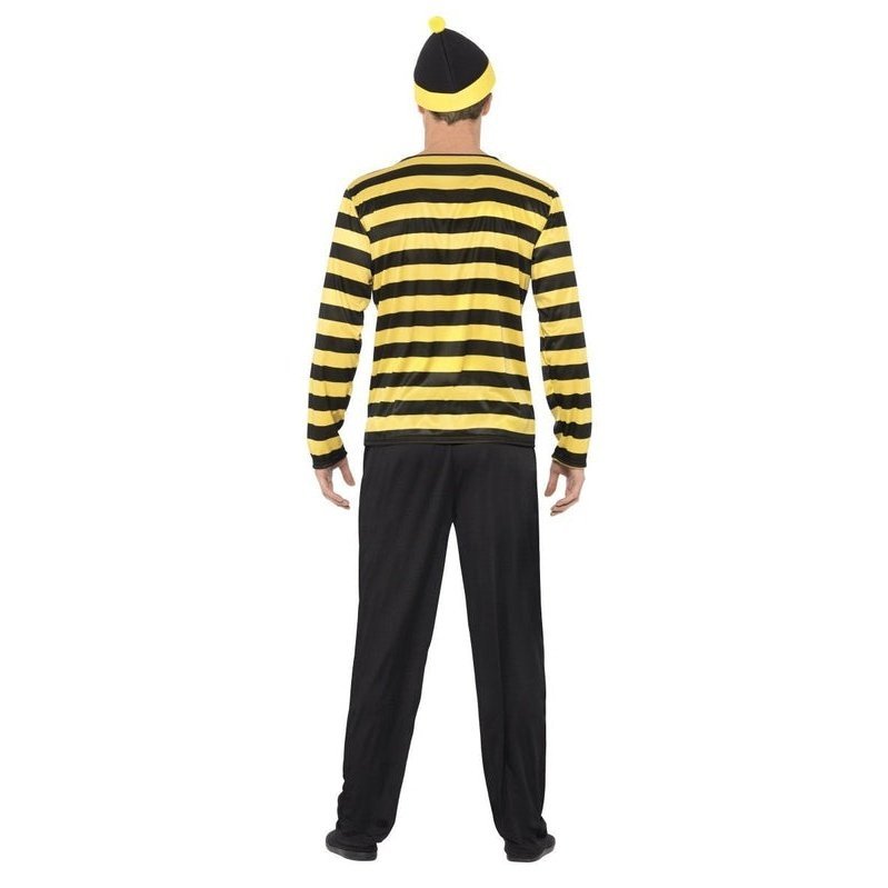 Where's Wally Odlaw Costume, Mens - Jokers Costume Mega Store