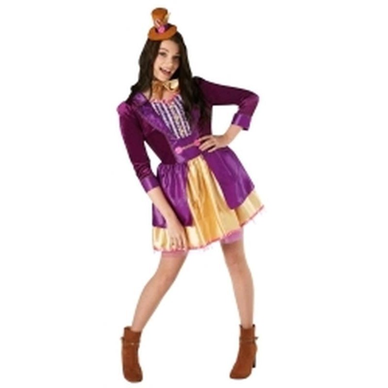 Willy Wonka Ladies Deluxe Costume Size M - Jokers Costume Mega Store