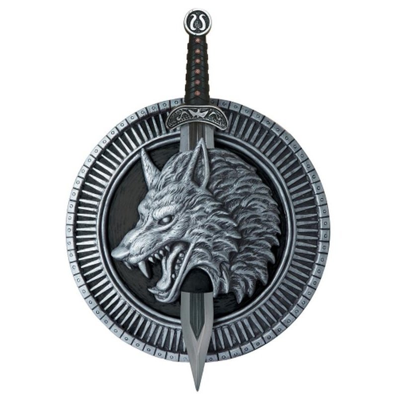 Wolf Master Shield & Sword 18" - Jokers Costume Mega Store