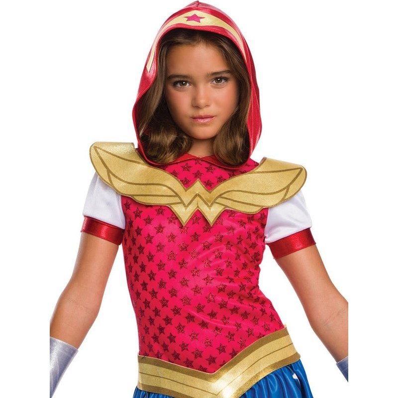 Wonder Woman Dcshg Hoodie Costume, Child - Jokers Costume Mega Store