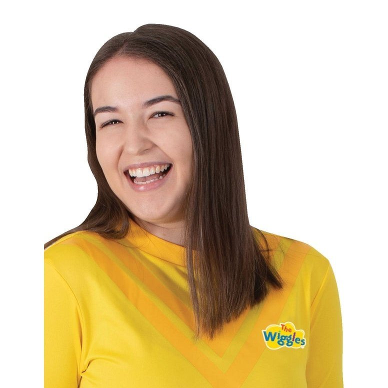 Yellow Wiggle Costume Top, Adult - Jokers Costume Mega Store