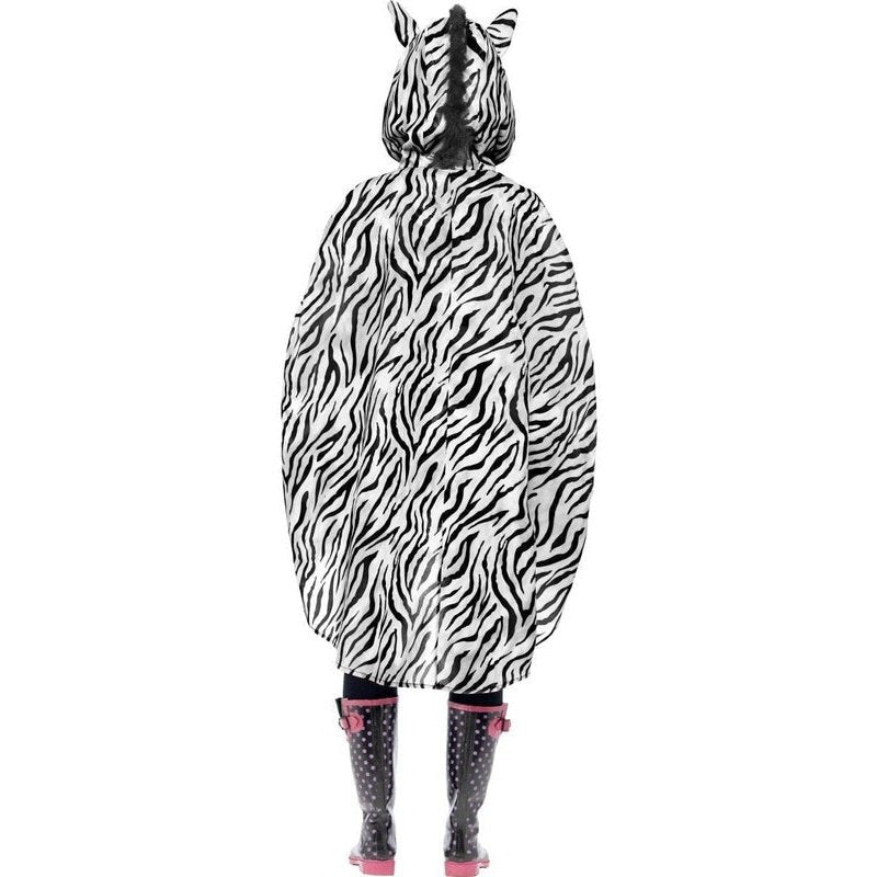 Zebra Party Poncho - Jokers Costume Mega Store