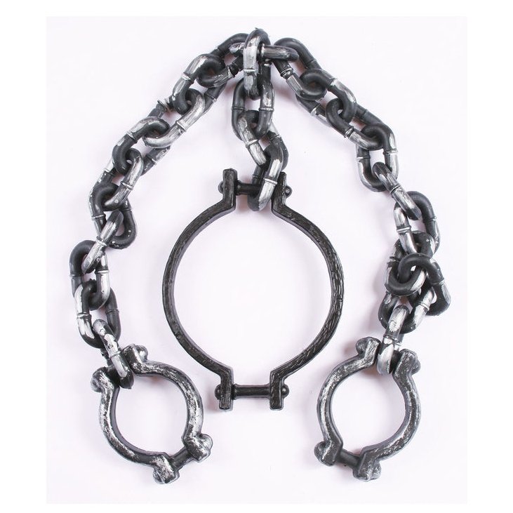 Zombie Shackles And Collar (Fw) - Jokers Costume Mega Store