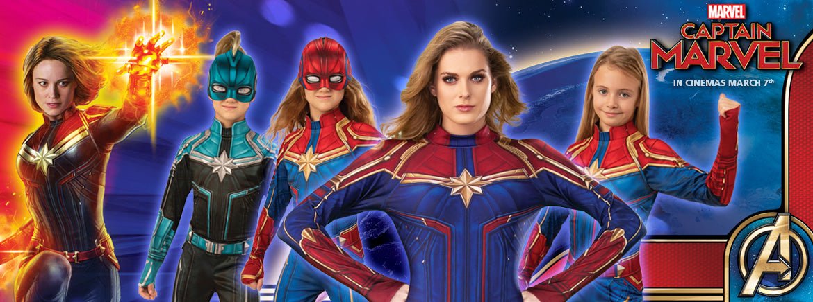 Captain Marvel - Jokers Costume Mega Store