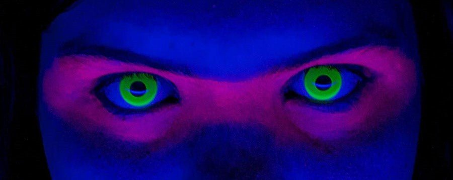 Contact Lens - UV glow - Jokers Costume Mega Store