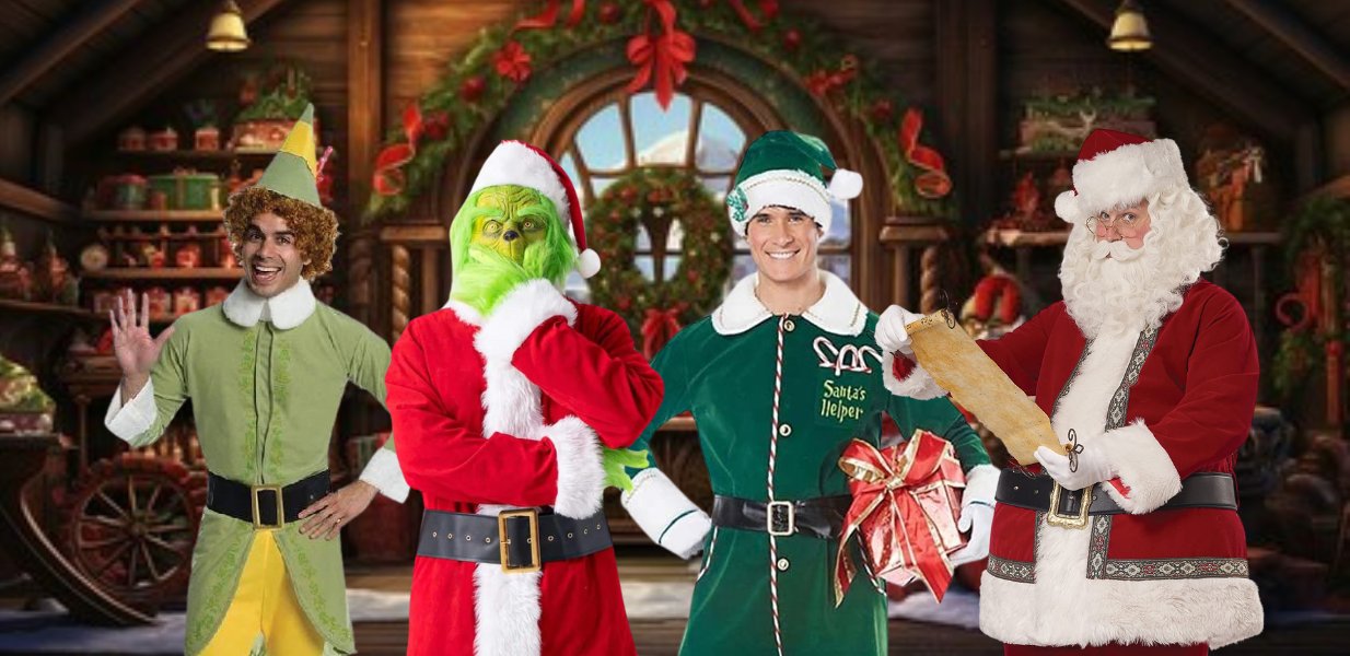 Mens Christmas Costumes - Jokers Costume Mega Store