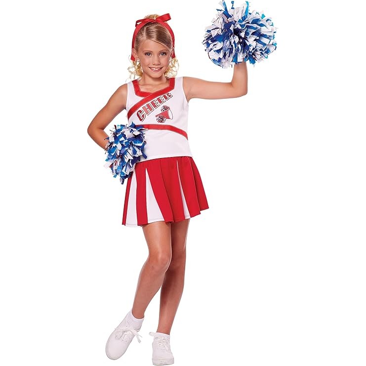 High School Cheerleader Child Costume