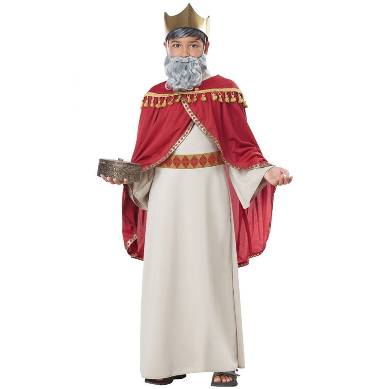 Melchior King Of Persia Three Wise Man Child Costume, perfect for Christmas dress-up