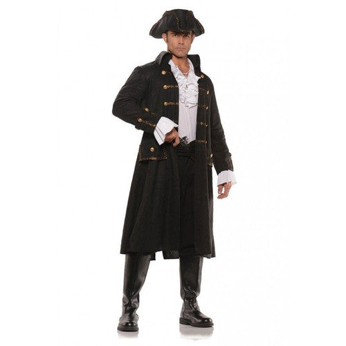 Captain Darkwater Black Pirate Costume