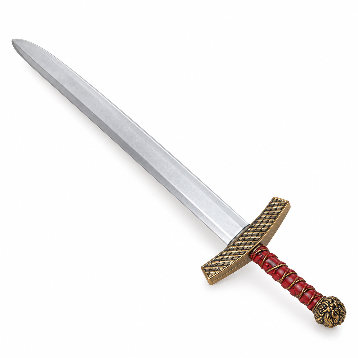 Red Handle Knight Sword Prop