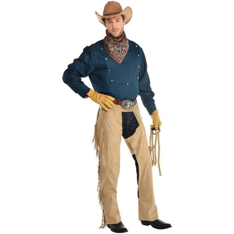 High-quality Cowboy Lasso Kit with durable rope, leather handle, and instructional booklet