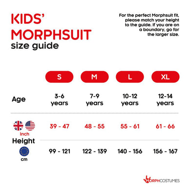 Boys Black Morphsuit