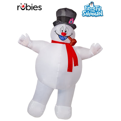 Frosty the Snowman Inflatable Costume- Standard Adult