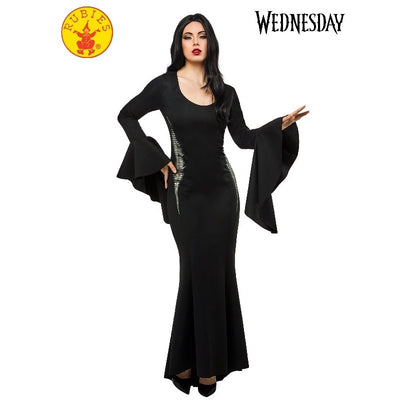 Morticia Deluxe Costume (Wednesday), Adult.