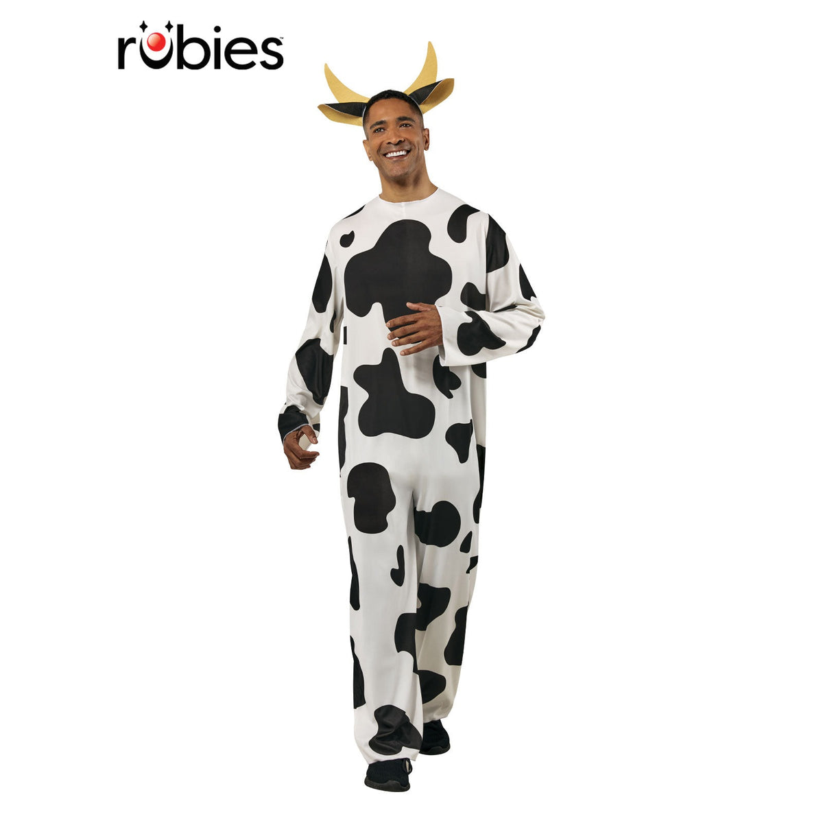 Cow Furry Onesie Costume, Adult