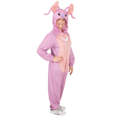 Angel (Lilo & Stitch) Hooded Onesie Costume, Adult