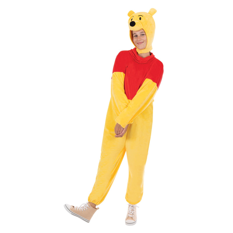 Winnie The Pooh Deluxe Onesie Costume-Adult