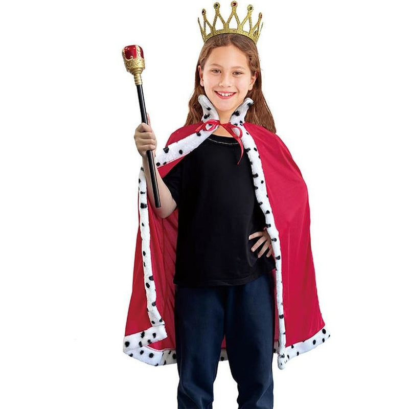 Royal King Queen Child Costume Set