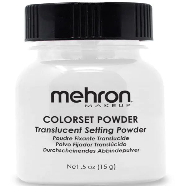 High-quality Mehron Colourset Powder 15g, a long-lasting and vibrant makeup product for professional use