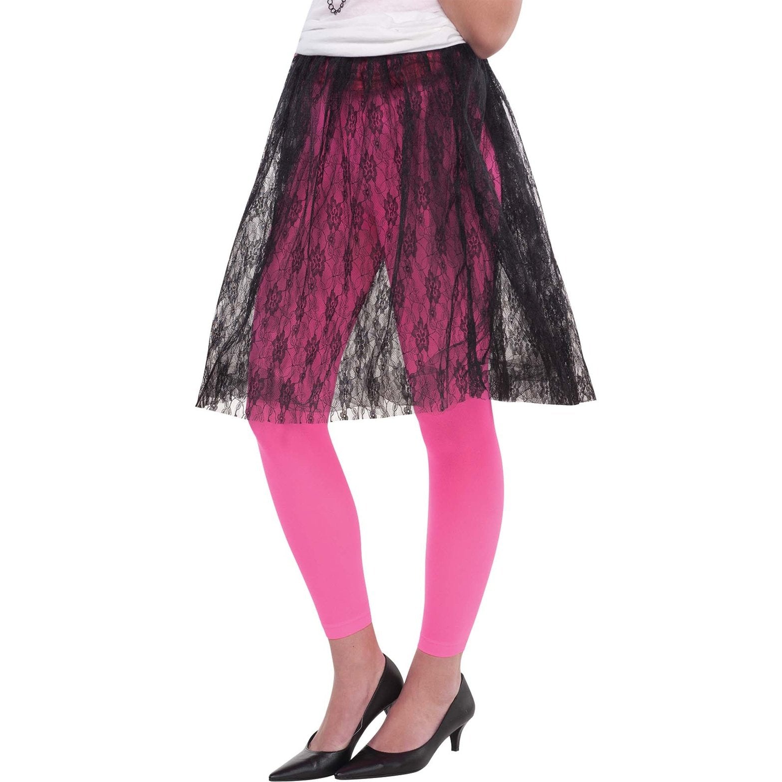 Vintage 1980's pink leggings for adults, standard size, comfortable and stylish