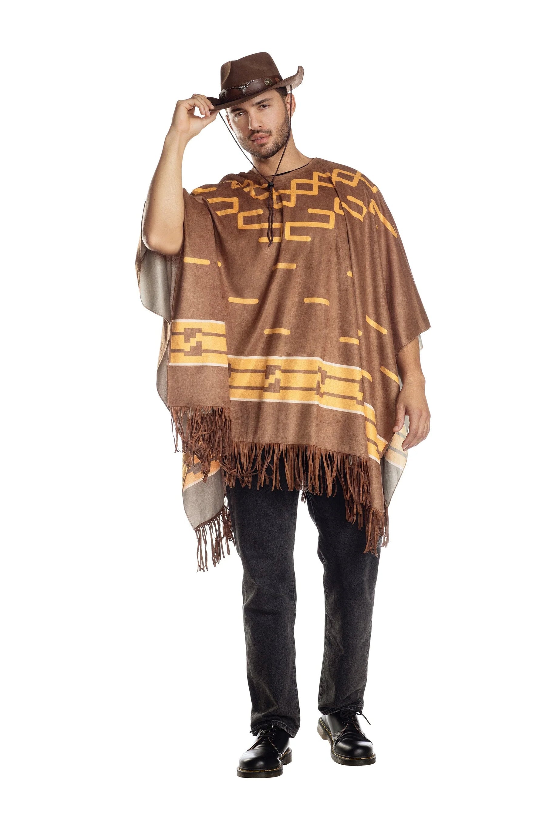 Western Cowboy Poncho, Adult