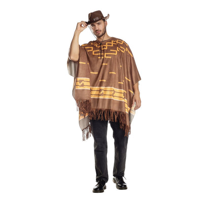 Western Cowboy Poncho, Adult