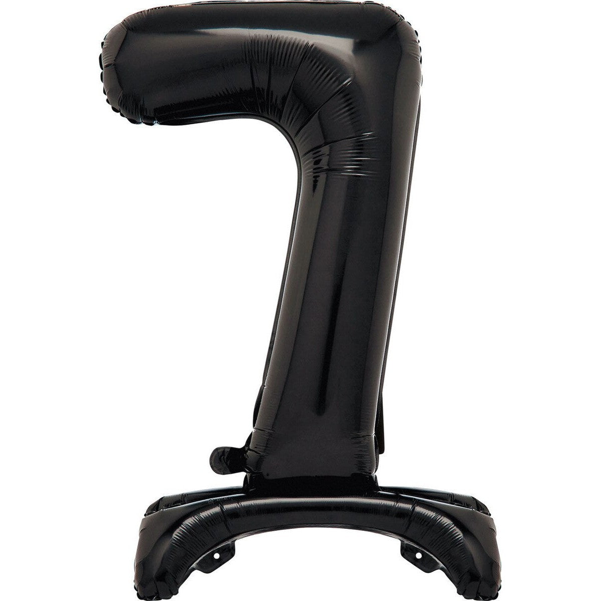Black Number 7 Standing Foil Balloon-76cm