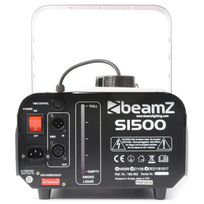 Beamz S1500 DMX Smoke Machine 1500W with Timer