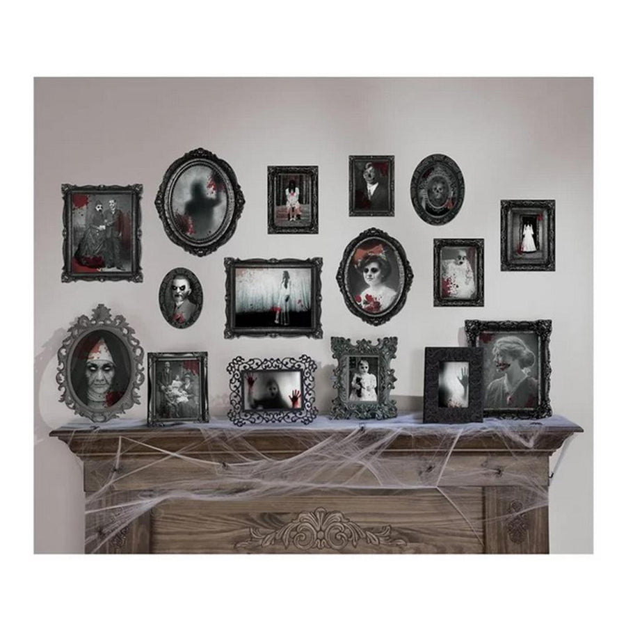 Halloween Dark Manor Framed Pictures Decoration Cutouts (Pk 30).