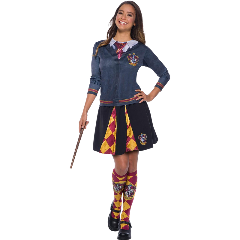 Gryffindor Costume Top Adult Size Medium