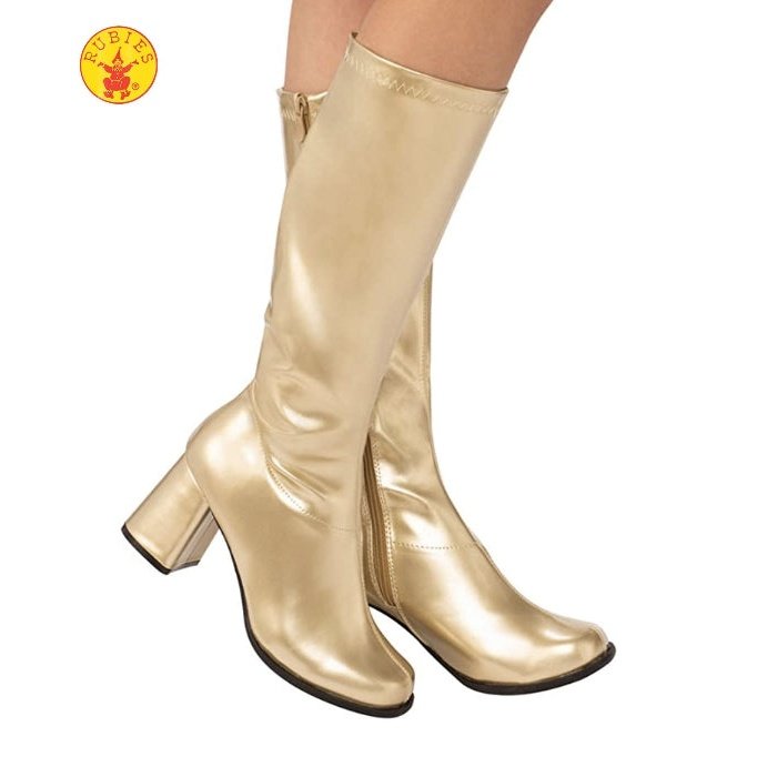 GO GO Boots, Gold - Adult.