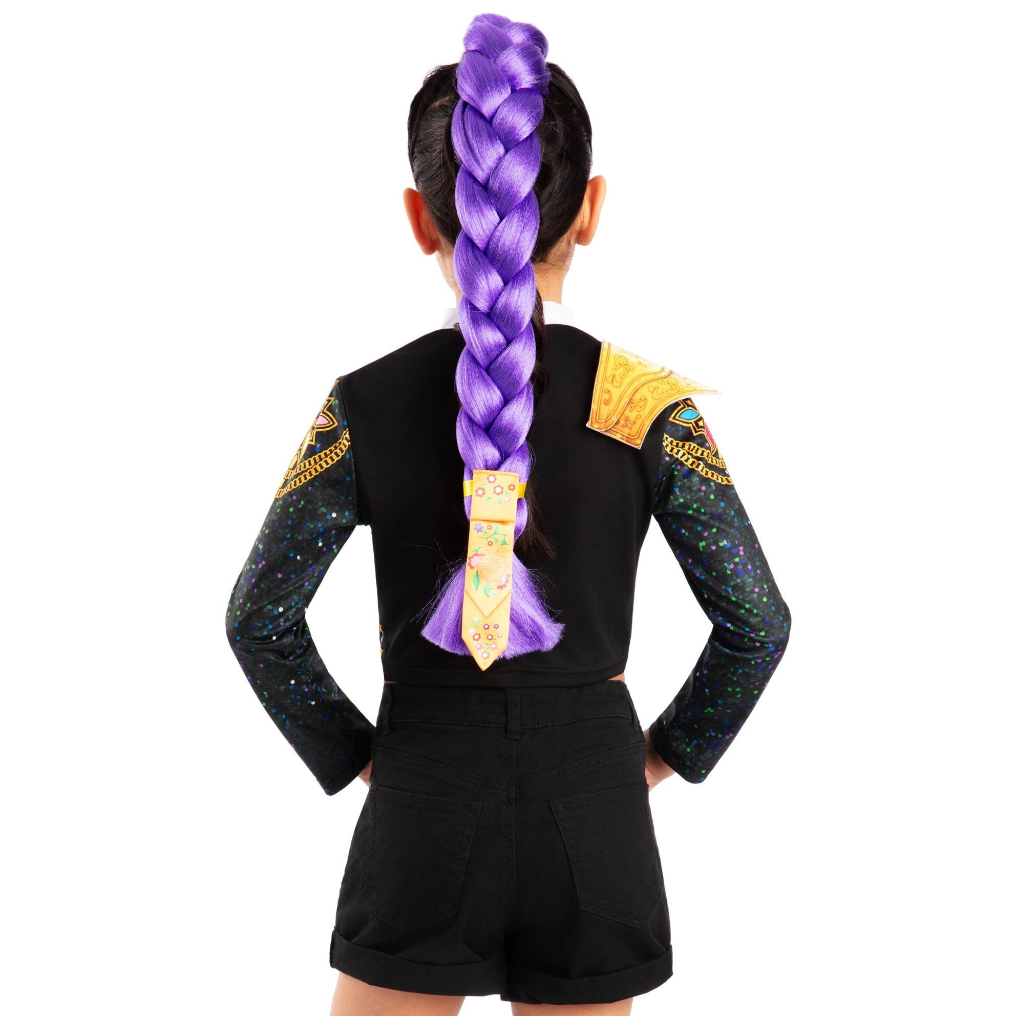 K-Pop Demon Hunters Rumi Deluxe Clip On Hair Braid 65cm- Child