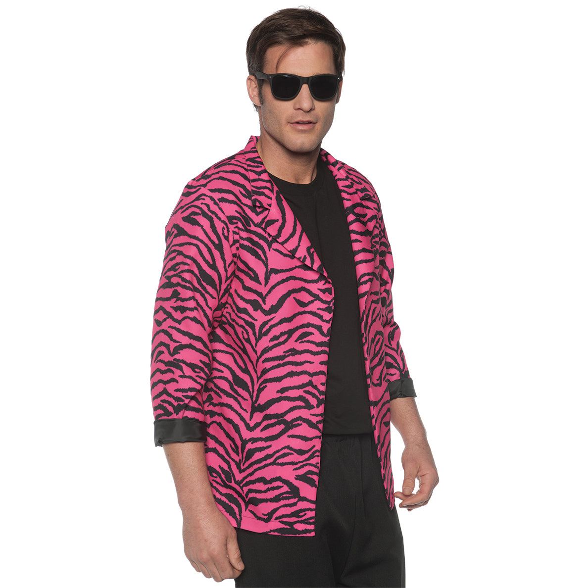 80's Zebra Blazer Pink Adult Costume